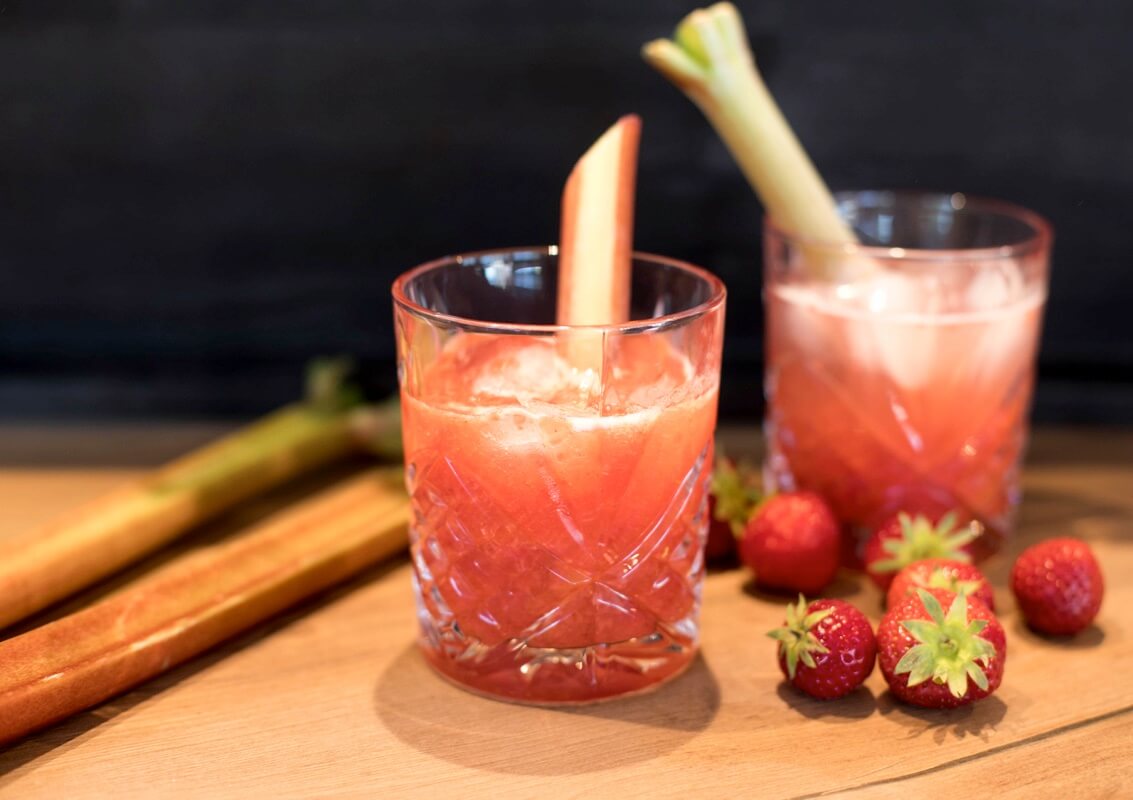 Erdbeer – Rhabarber Saft - SoulSistaKitchen Shop